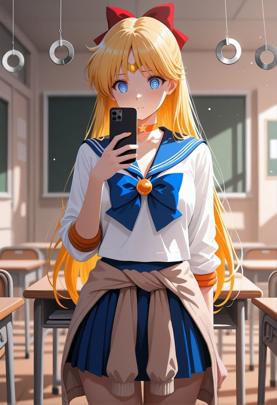 セー〇ーヴィーナス学校凌●パロディ 美〇子が教室露出プール辱めベッド拘束のエロCG集479枚 サンプル4