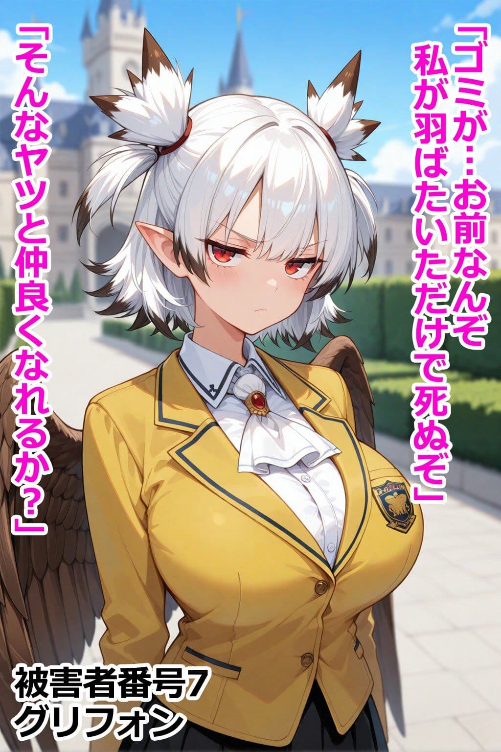 巨乳モンスター娘レ〇プ事件被害者録 即出し2コマ サンプル4