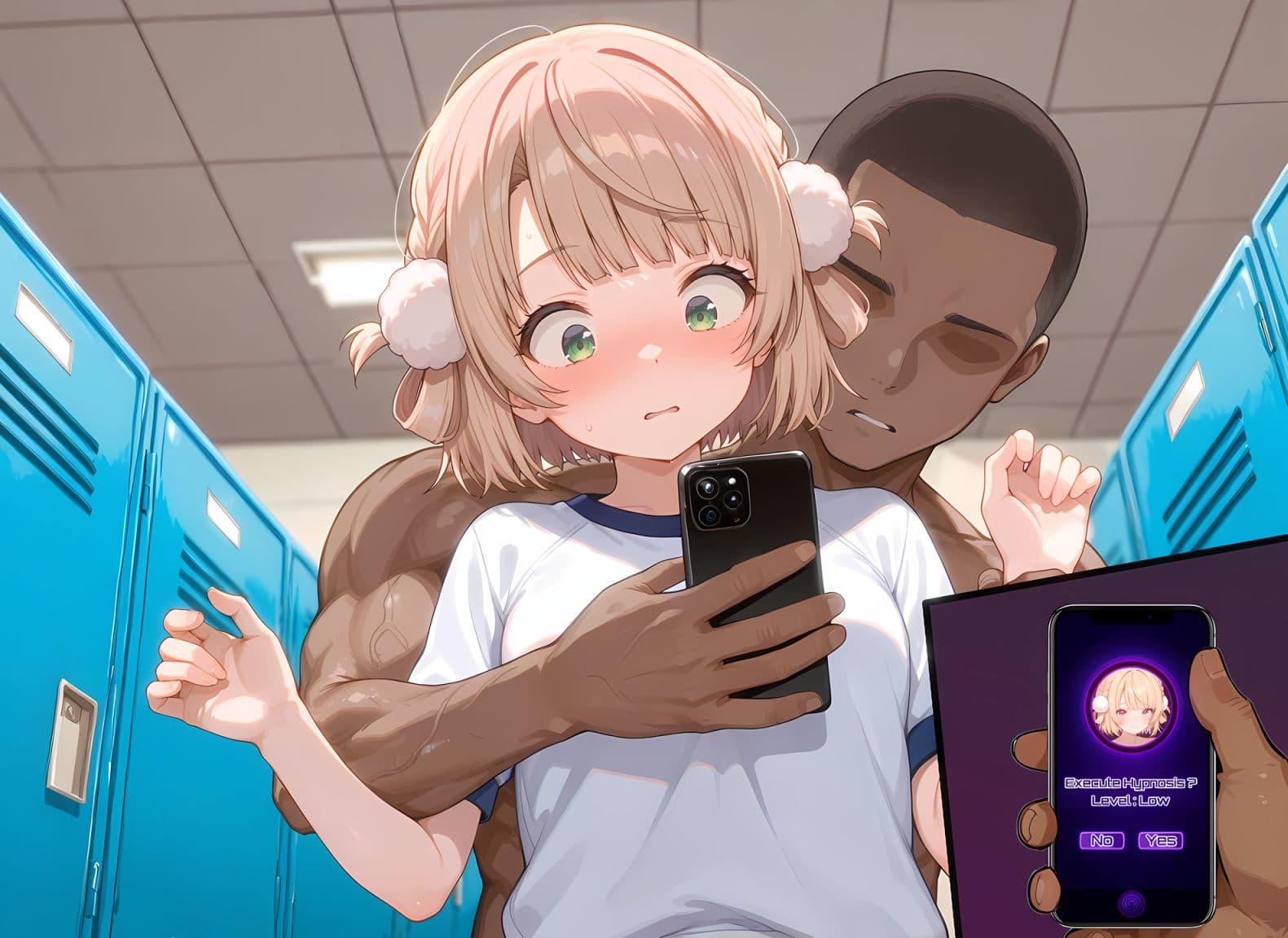しぐれ〇い〜催〇アプリでいたずらされちゃう〜 サンプル3