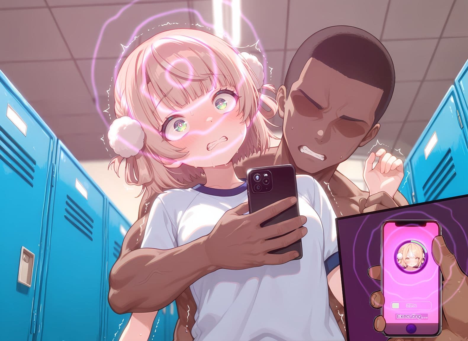 しぐれ〇い〜催〇アプリでいたずらされちゃう〜 サンプル4