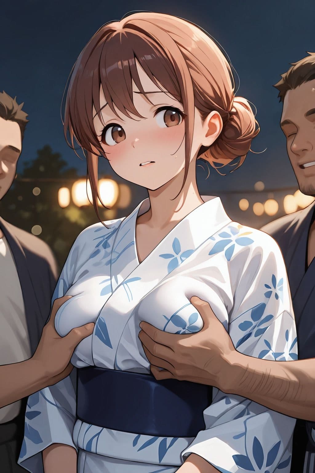 彼女が夏祭りで寝取られた サンプル3