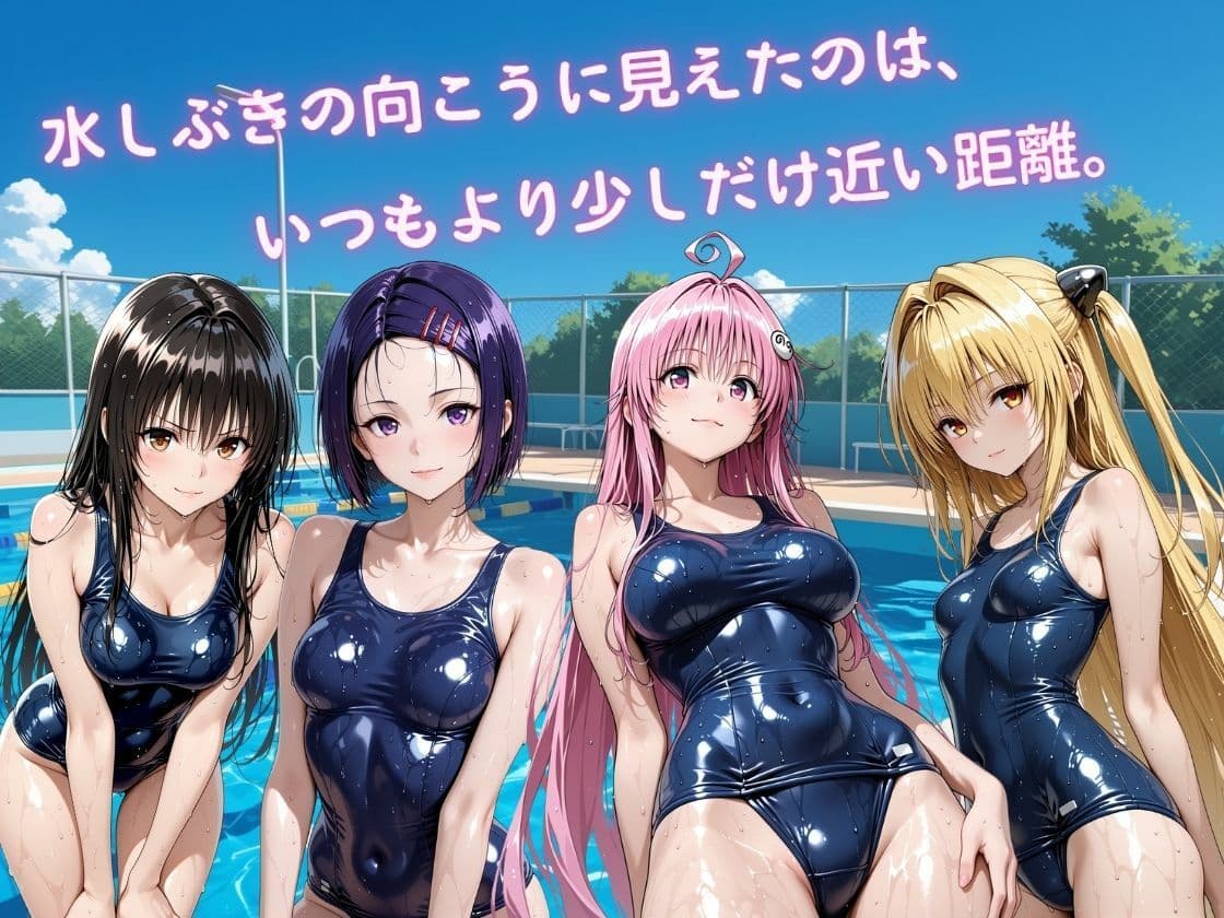 ヒロインたちのスクールプール ー恋とハプニングが止まらない夏ー サンプル1