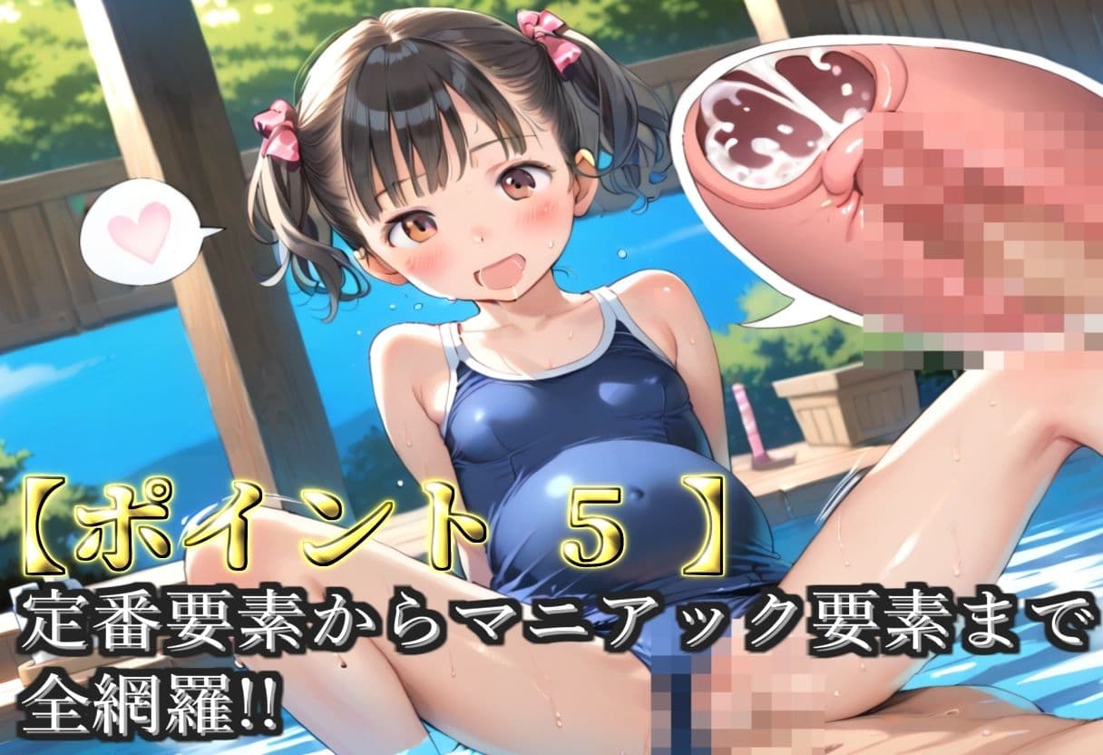 【プレミアシリーズ】【豪華特典あり】スク水つるぺたロリ学園乱交 真夏の混浴温泉で集団乱痴  修学旅行編【500個】 サンプル7