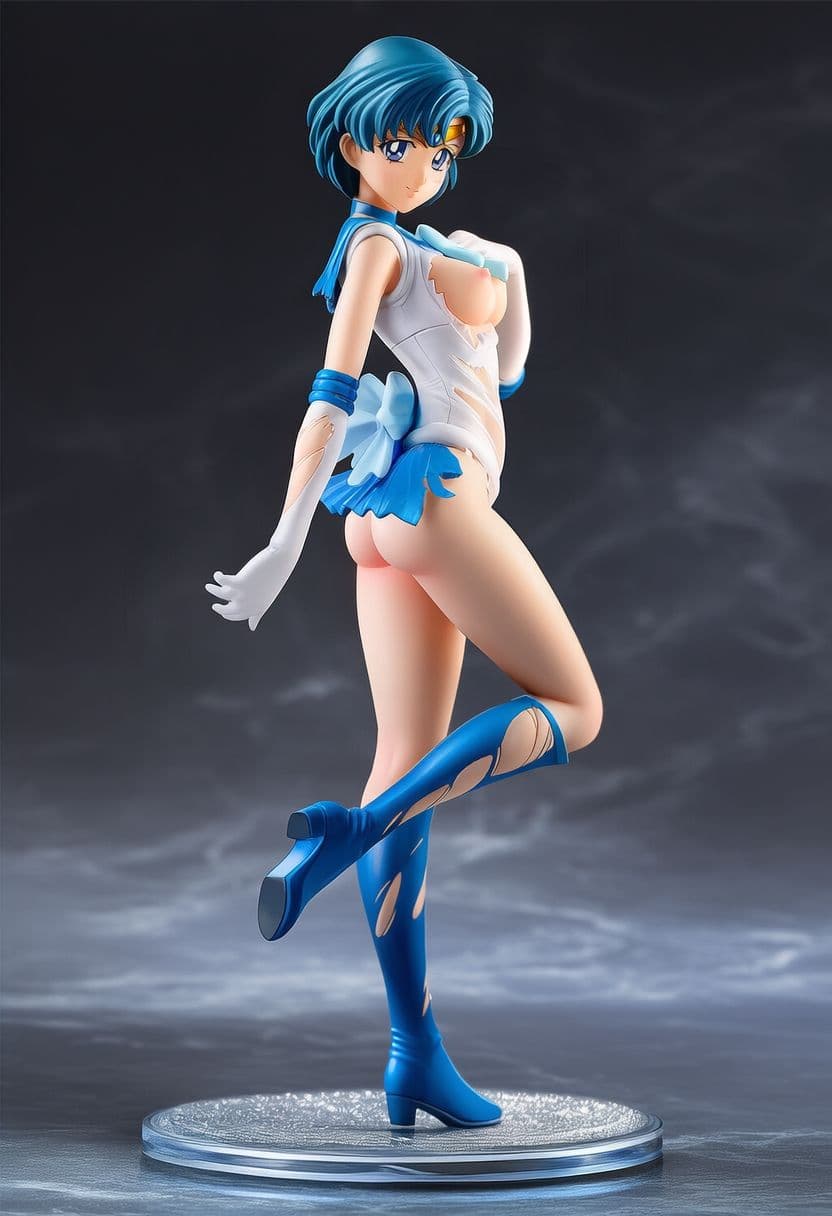 美●女戦士フィギュア敗北 サンプル1