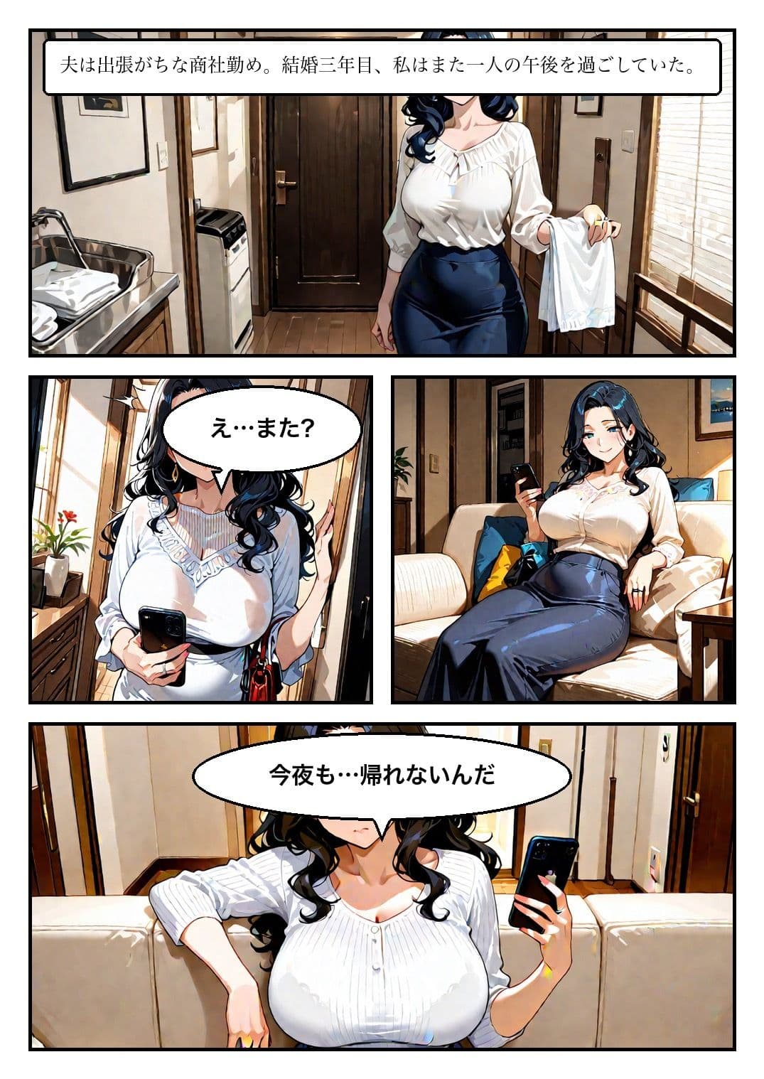 また降ると、いいのに 〜人妻・玲の雨宿り〜 サンプル2