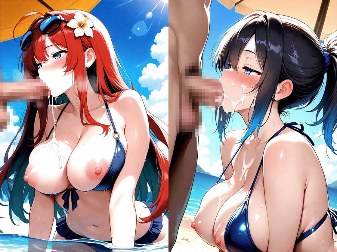 海水浴場の誘惑お姉さんには勝てません！！ 夏の思い出が刺激的すぎ！  サービス精神が旺盛すぎる件 サンプル3