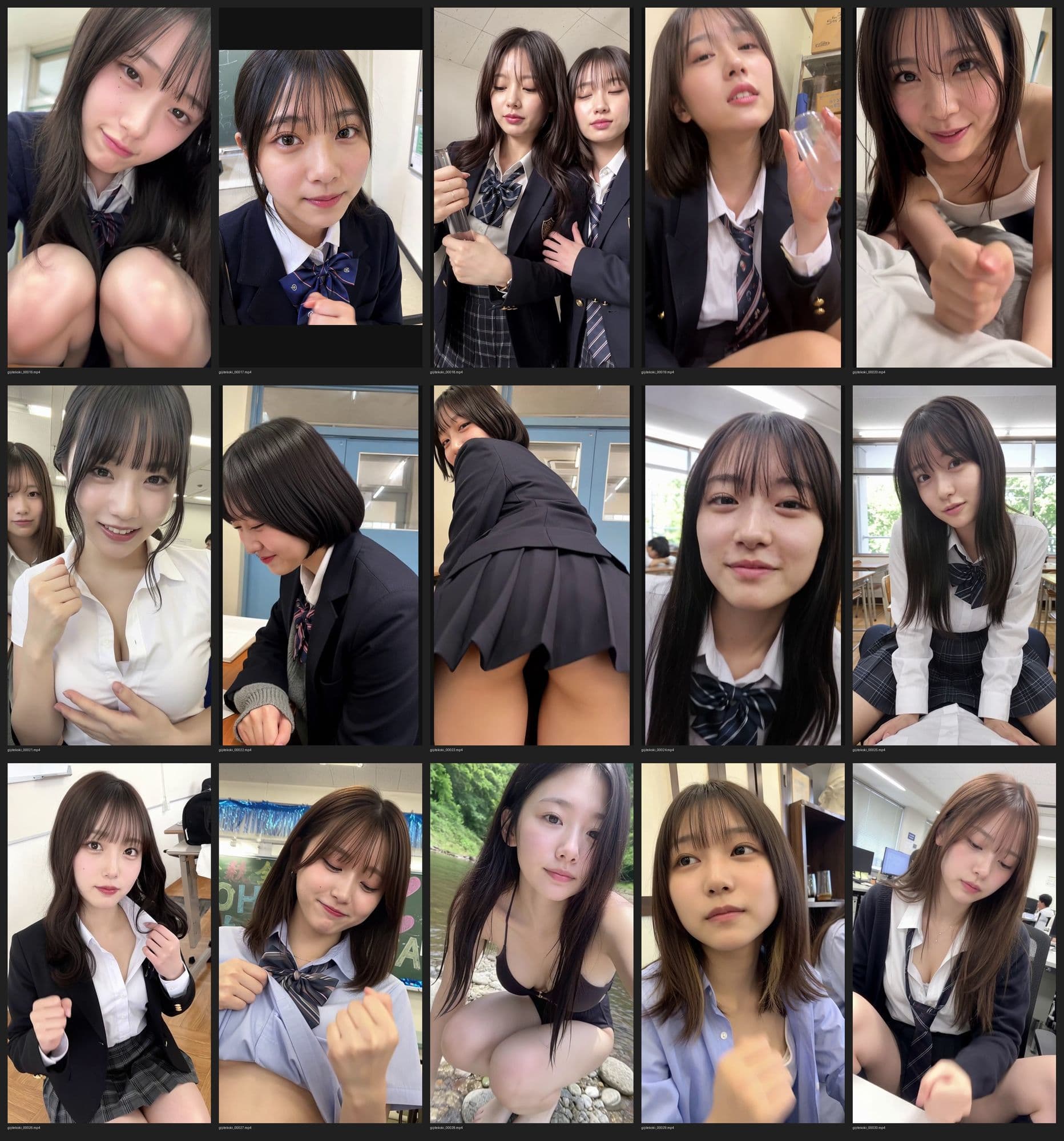 何といってもどうしても！可愛いJ○に手でシコシコされたい！＋他  約18分 サンプル2