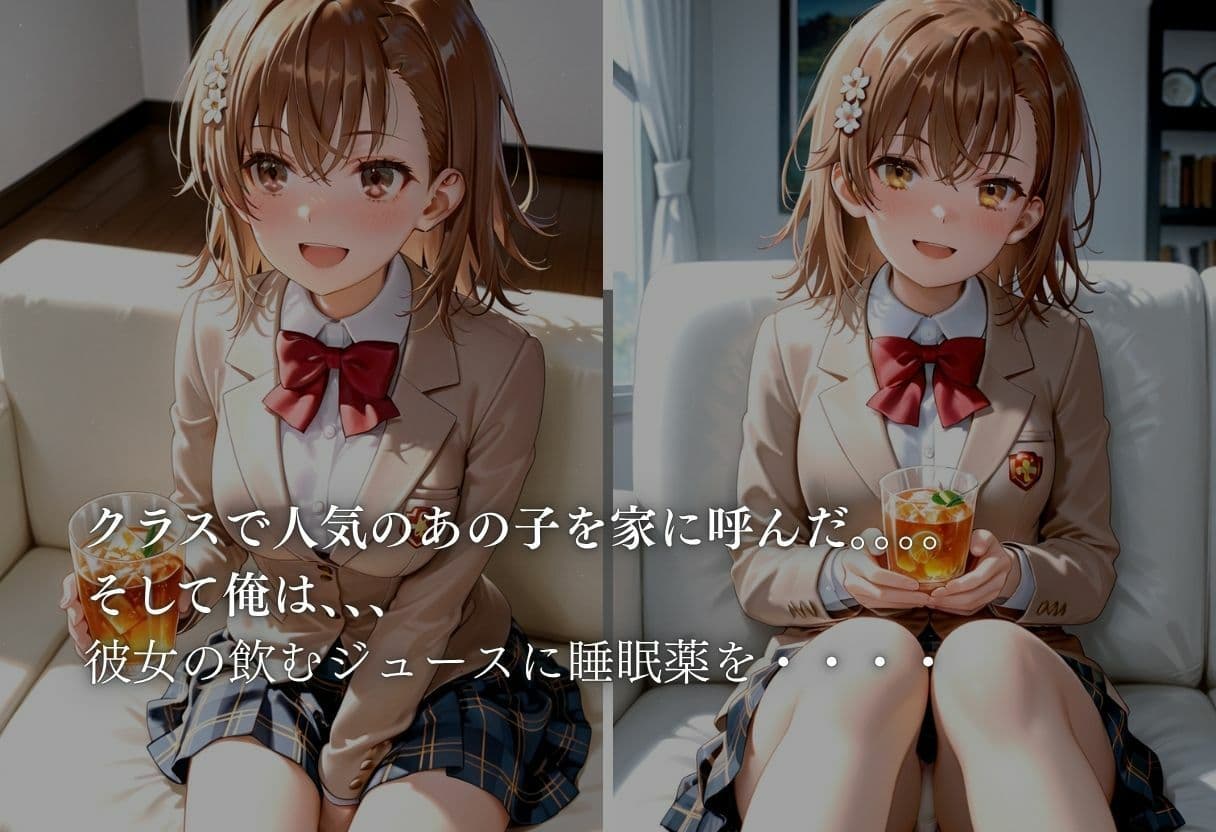 眠らせてハメまくる  御坂美琴編 サンプル1