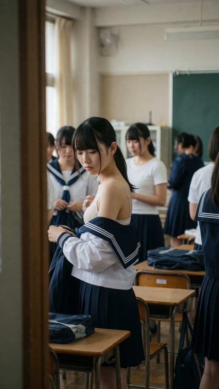 【500枚】JK 女子校生  変態教師の盗撮記録 サンプル1
