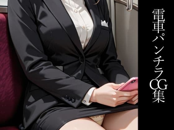 電車対面パンチラCG集