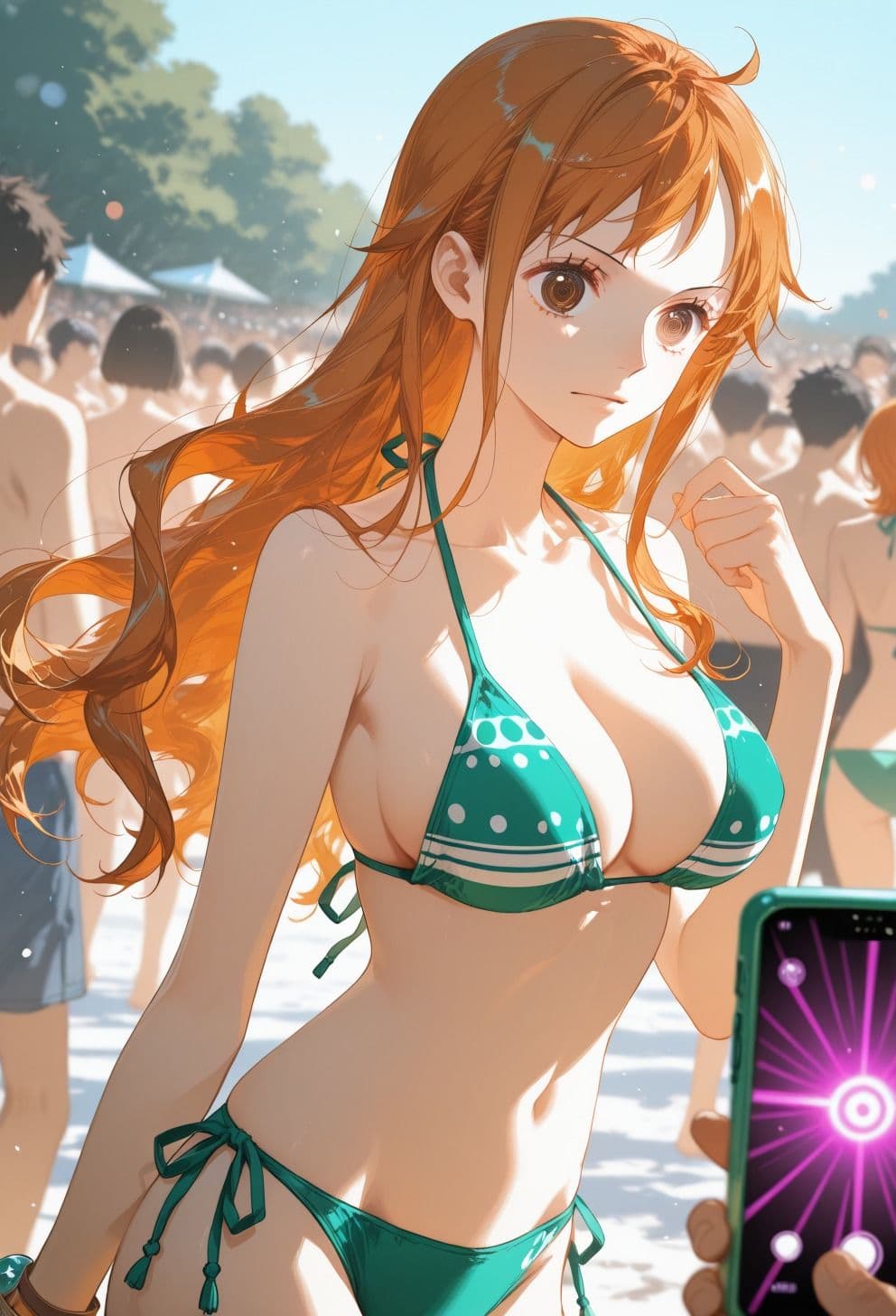 絶世の美女、快楽に屈する  :抗えない夏の支配   ◯ミ サンプル1