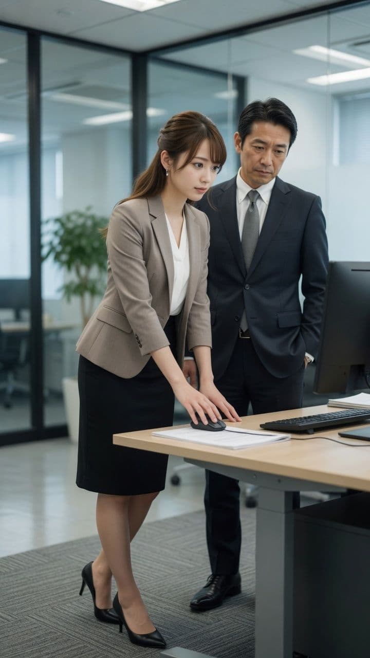 オフィスの気になる女性に無許可でかぶりつき放題 サンプル4