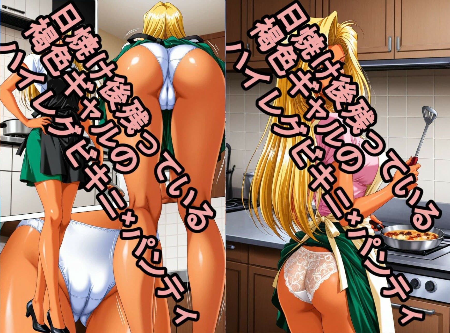 日焼け後の残っている。 褐色日焼けギャルのハイレグビキニ×パンティ、エッチ付き。 サンプル7