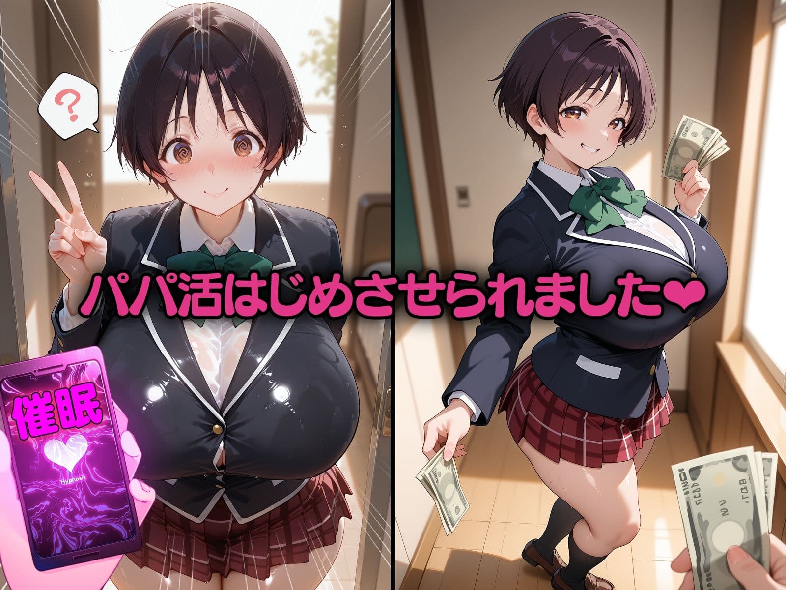 中二病な3人と催●で強●パパ活 無職ニートおじさん大暴れ！ サンプル1