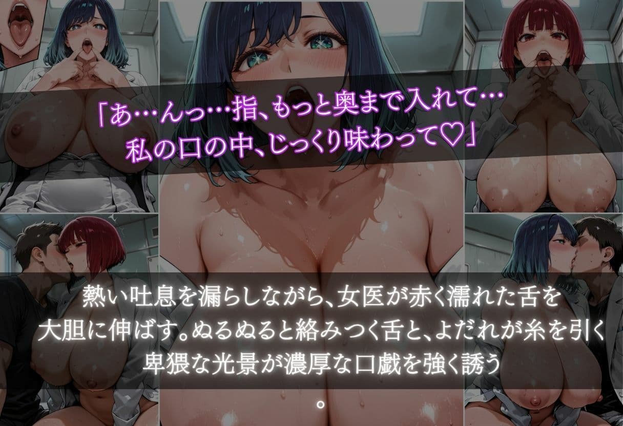 爆乳女医に悪戯から始まるSEX〜有馬かな似＆黒川あかね似〜 サンプル4