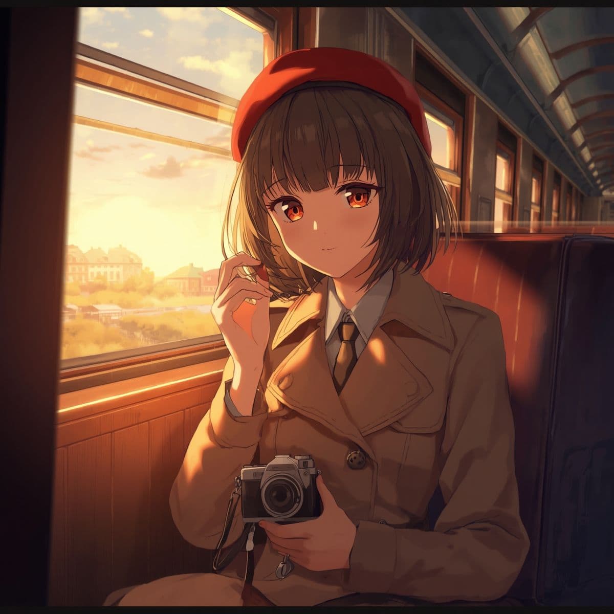 【AIイラスト集】NOSTALGIA II - 硝子越しのソワレと密やかな書架 - サンプル2