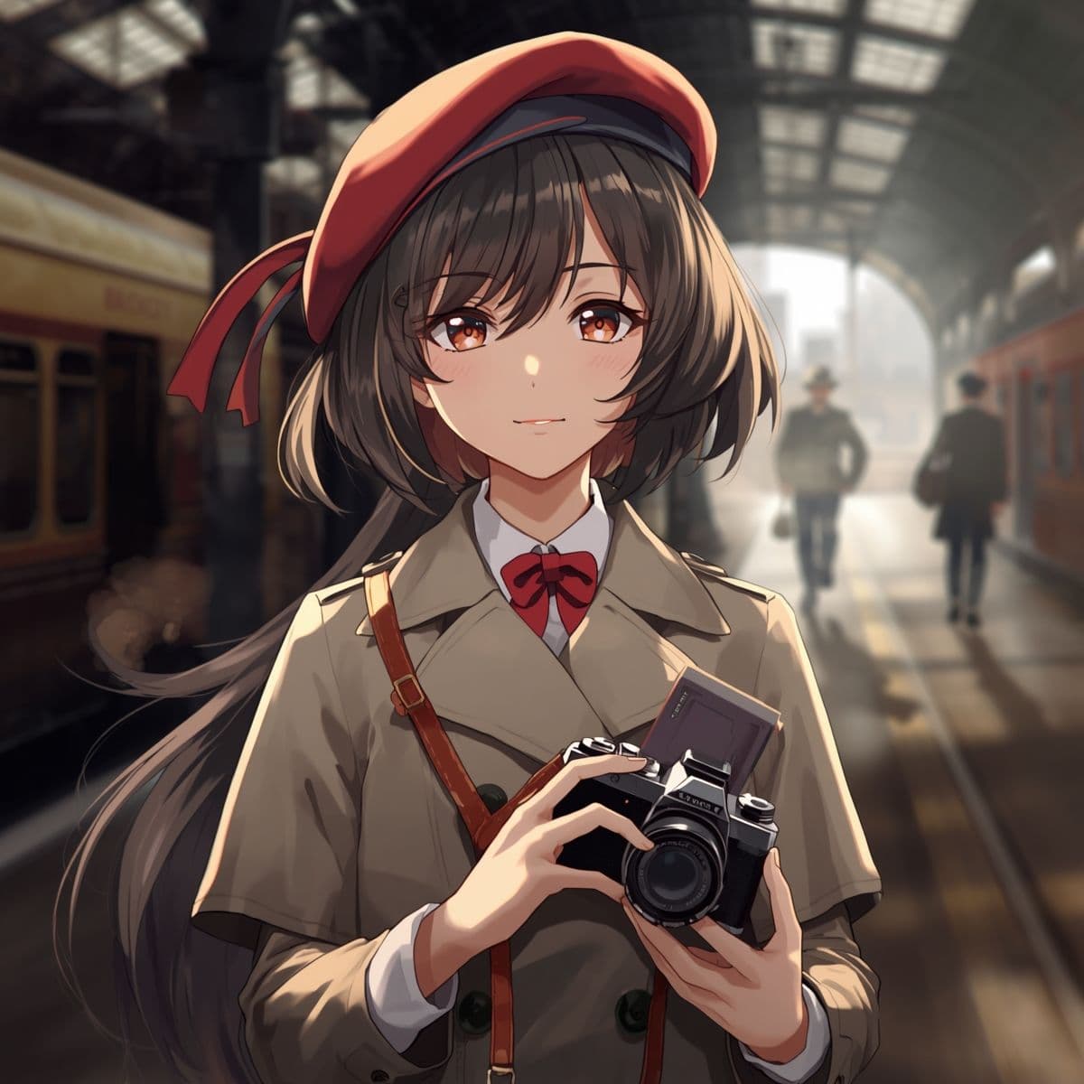 【AIイラスト集】NOSTALGIA II - 硝子越しのソワレと密やかな書架 - サンプル3
