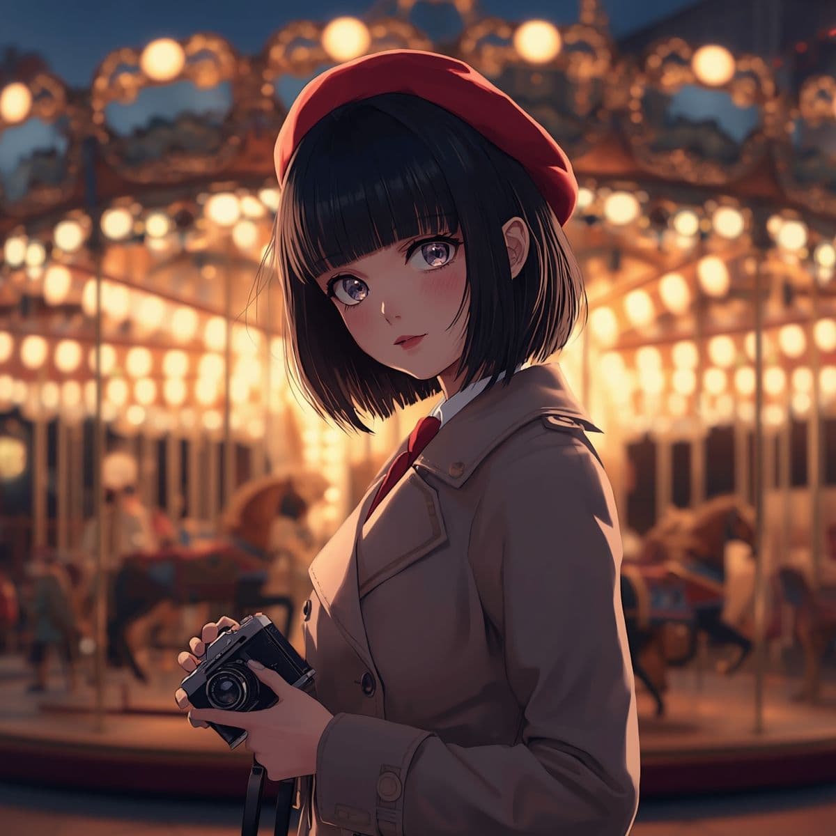 【AIイラスト集】NOSTALGIA II - 硝子越しのソワレと密やかな書架 - サンプル6