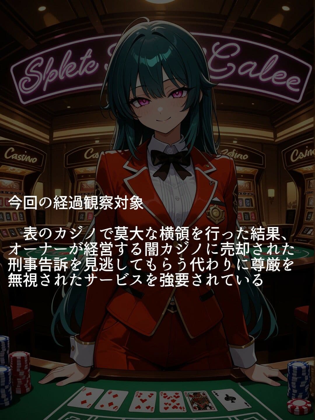 カジノ債務者経過報告 サンプル1