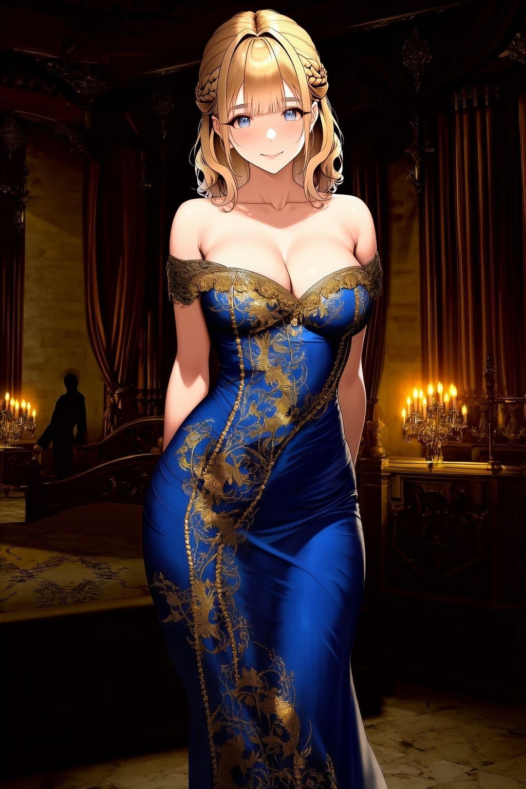 寝室でガッツリ汗だく種付けされる姫様 サンプル2