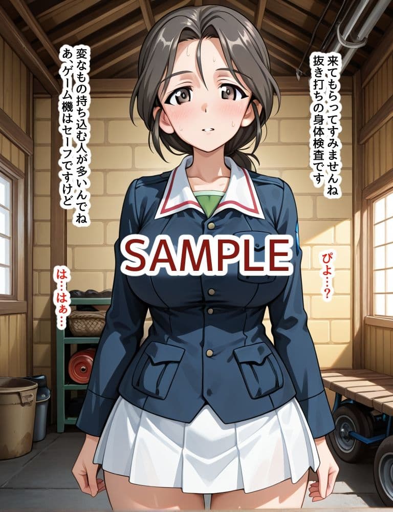 ハメパン〇ァー 〜どんなセクハラもルールと言われれば従っちゃう戦車道少女〜 サンプル3