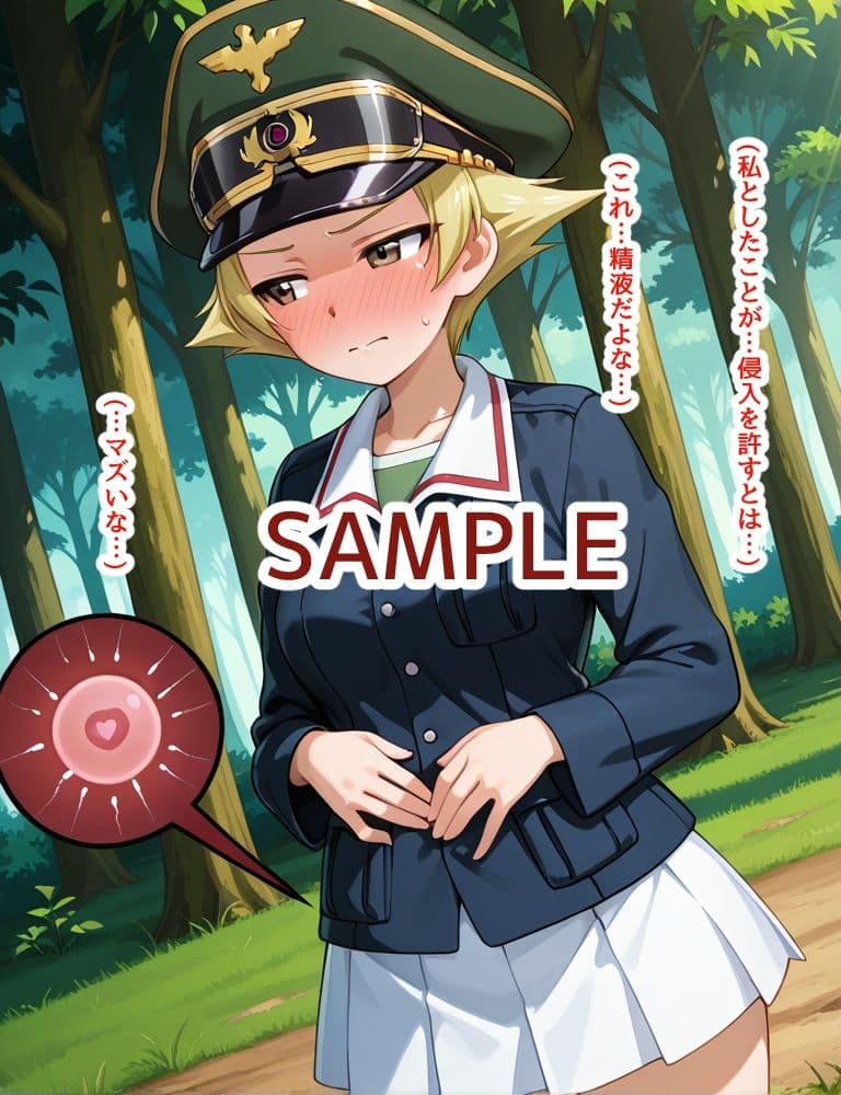 ハメパン〇ァー 〜どんなセクハラもルールと言われれば従っちゃう戦車道少女〜 サンプル7