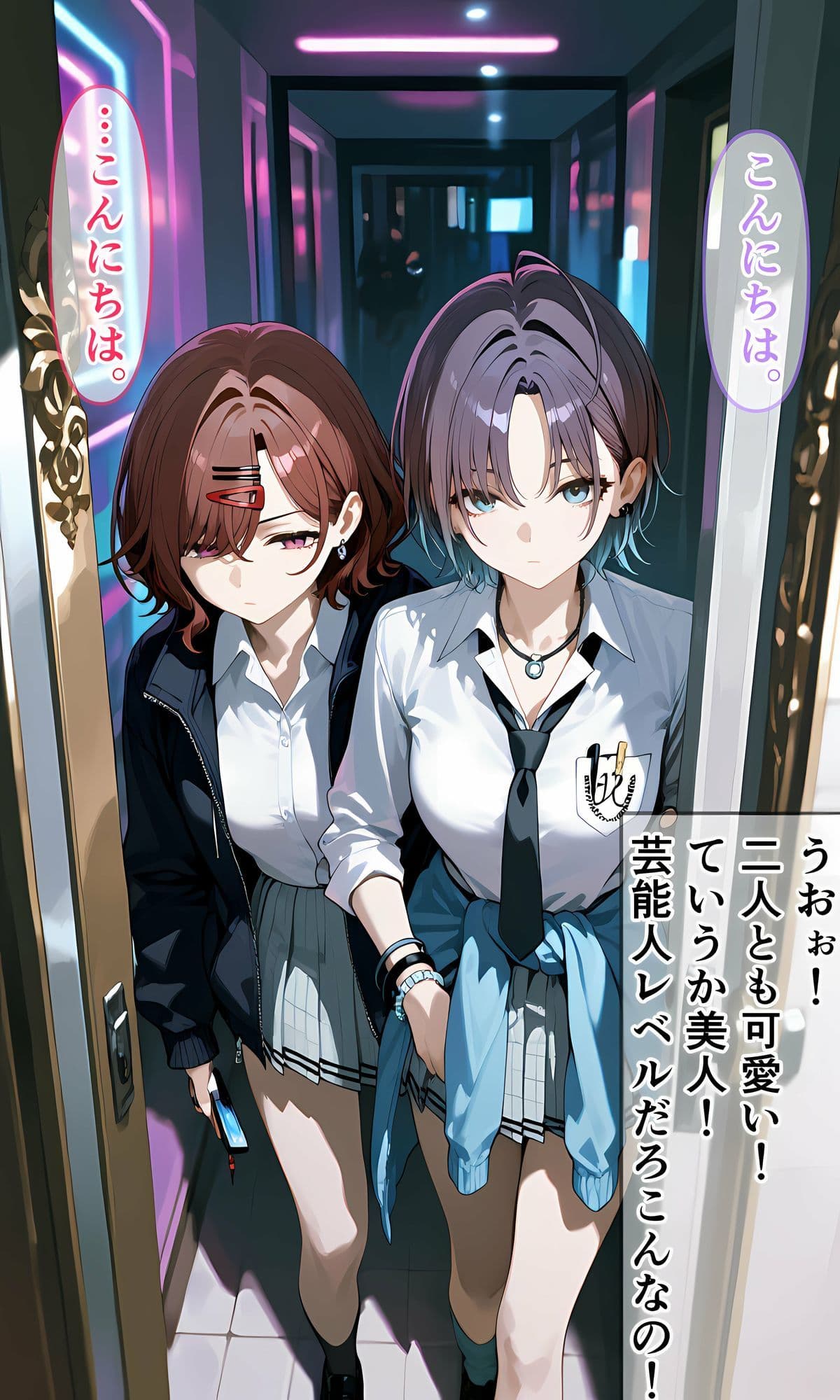 興味本位でパパ活体験してみたアイドル二人 サンプル1