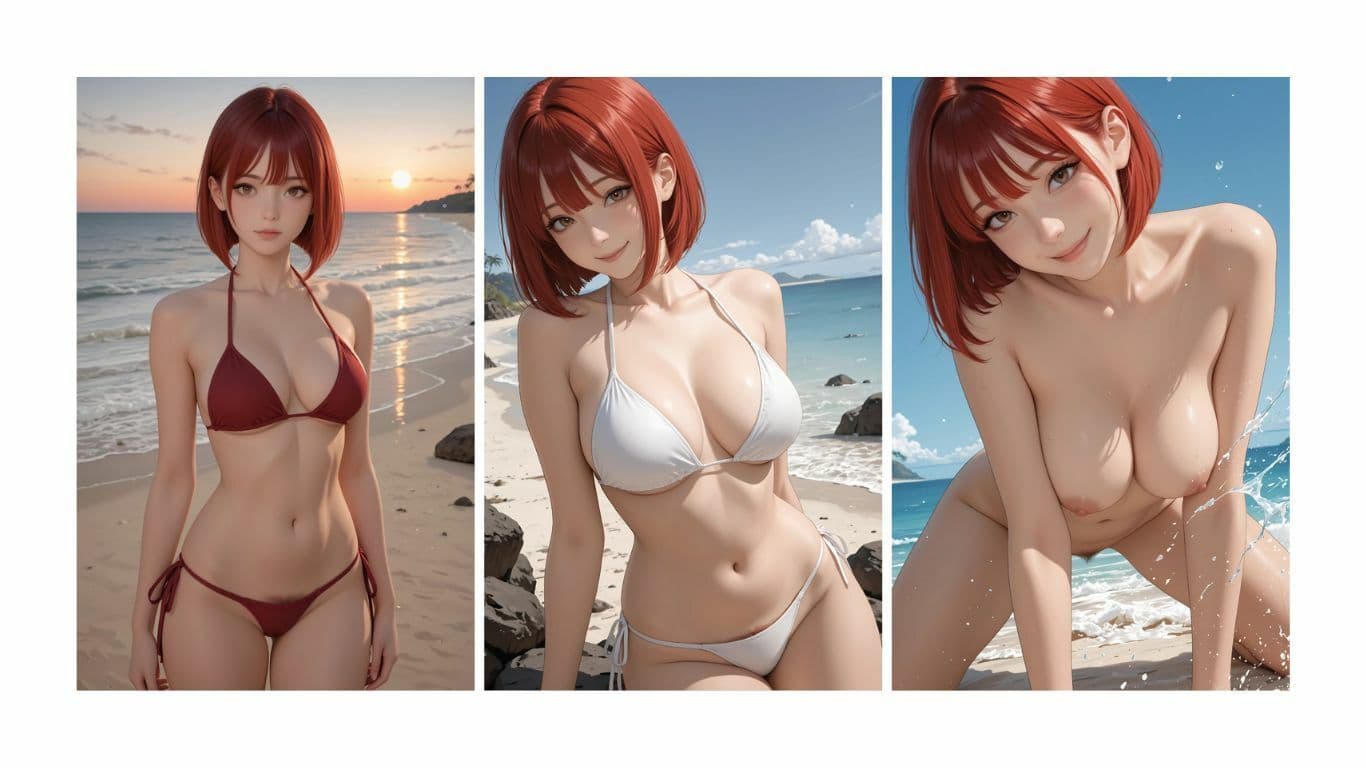 Five Colors Summer Memories 〜海辺の休日〜 Vol.4  夕凪紅葉 サンプル2