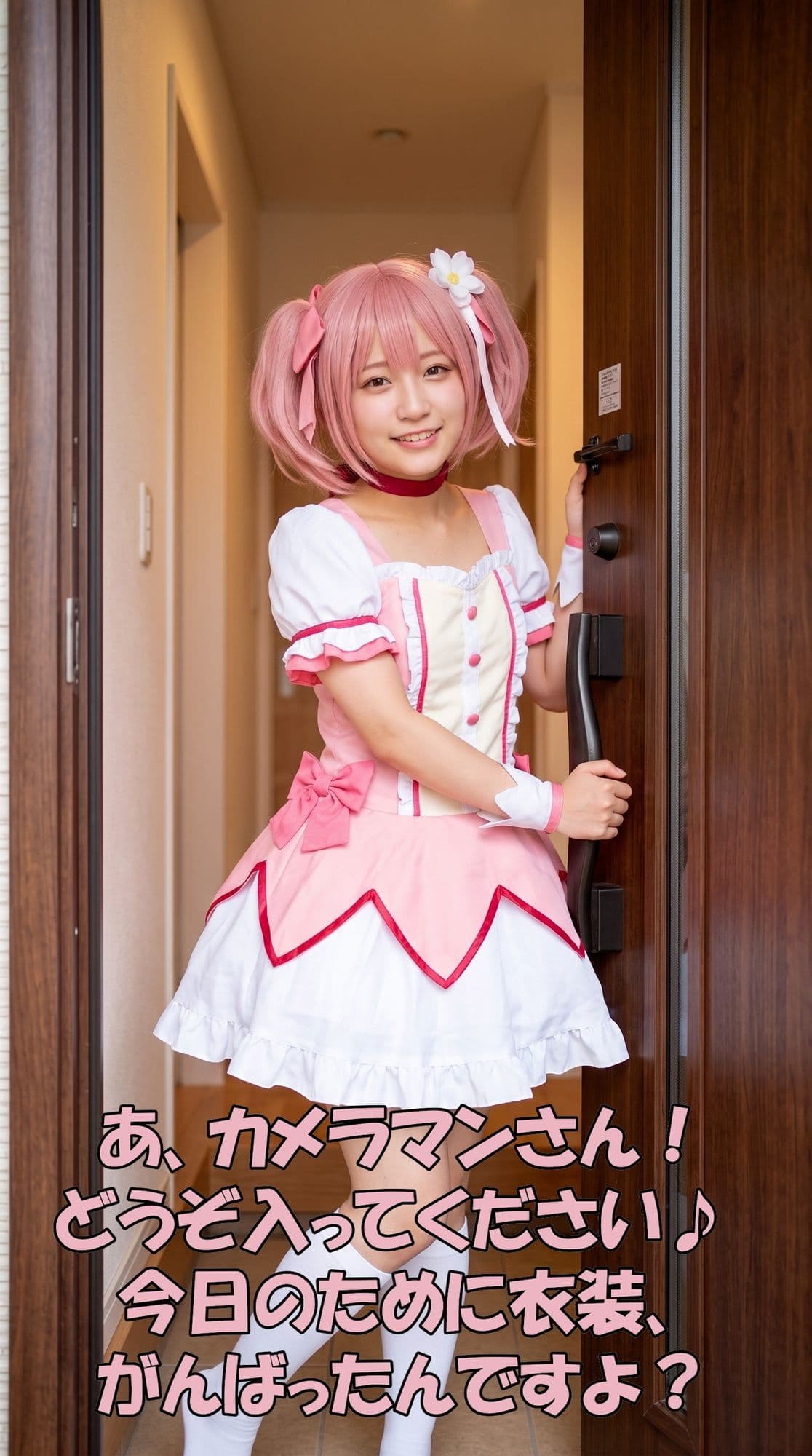 【超特大500枚】魔法少女レイヤーの家でパンチラ個撮【実写風AI】 サンプル1