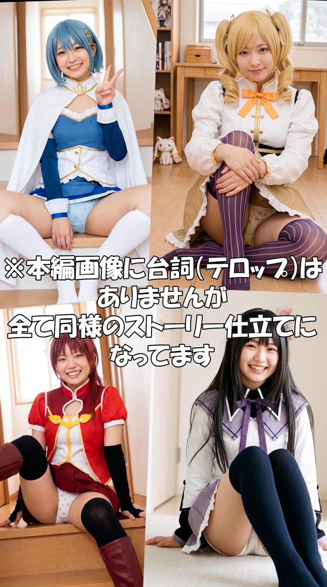 【超特大500枚】魔法少女レイヤーの家でパンチラ個撮【実写風AI】 サンプル7