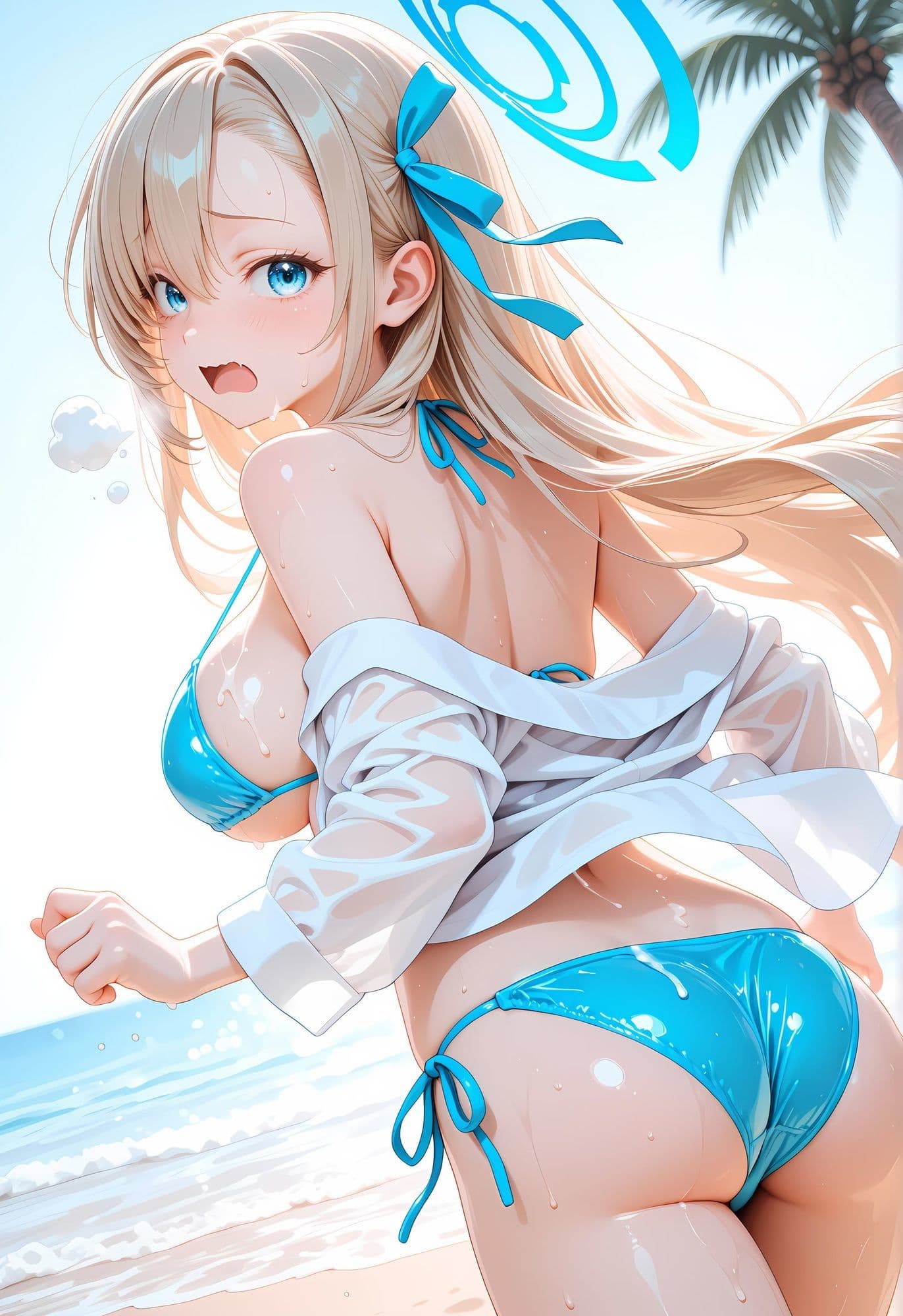 催● 渚物語 〜ブル〇カ 一之瀬ア〇ナ水着ビキニ編〜 海水浴で賑わう常夏のビーチ、そして蘇るあの日の悪夢 サンプル6