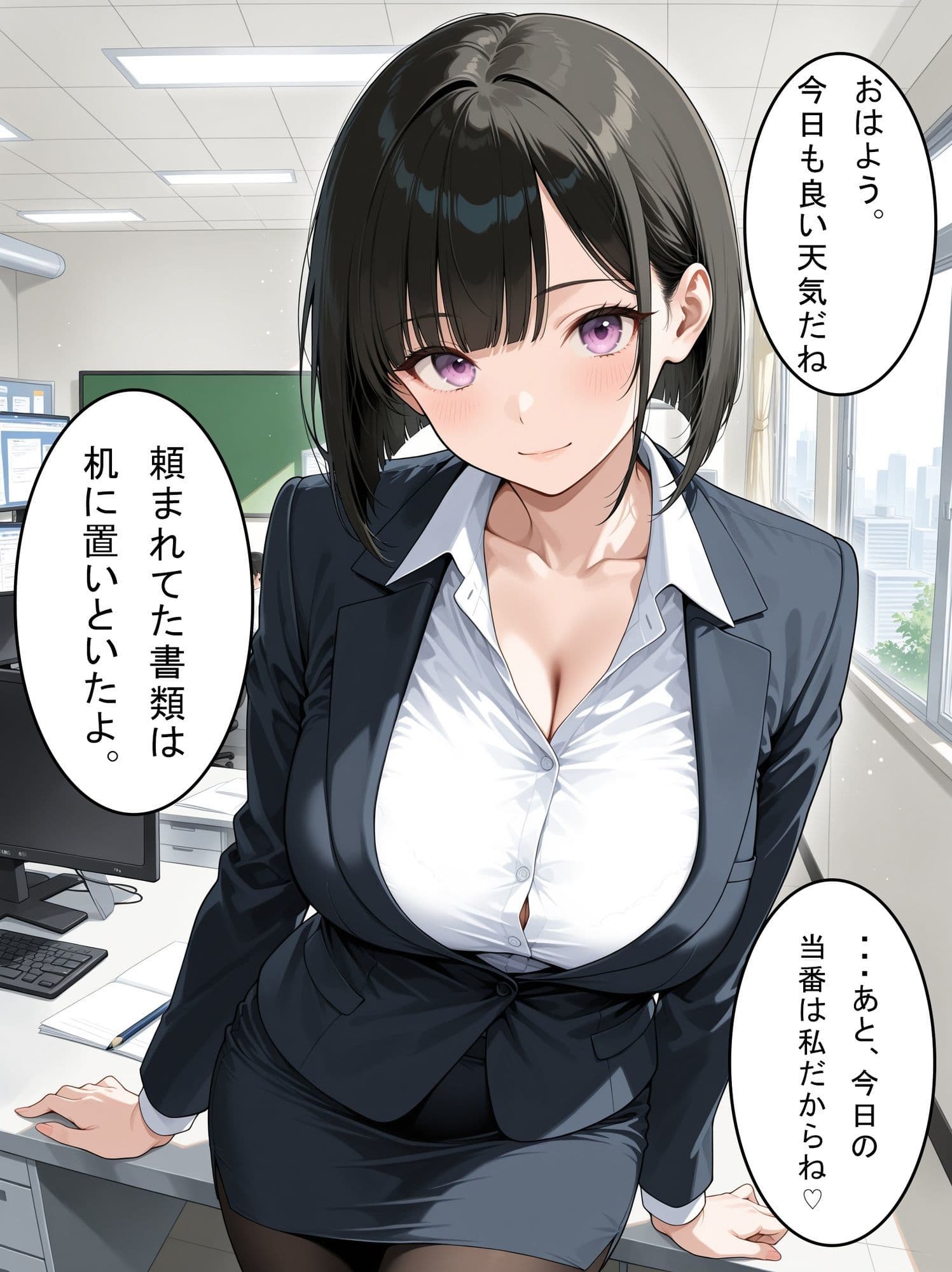 OLさんが都合よく性欲処理に使われてしまう話2 サンプル1