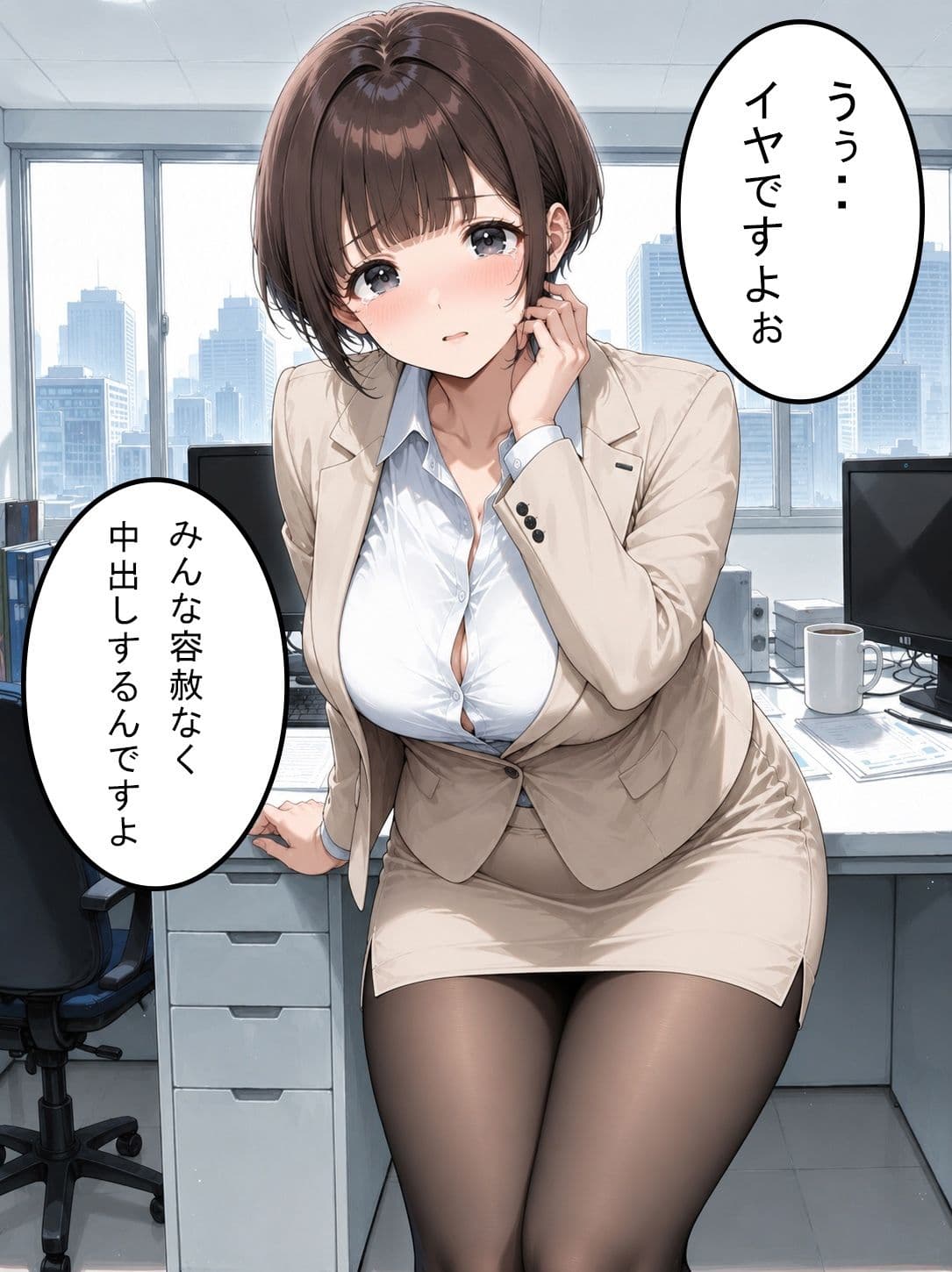 OLさんが都合よく性欲処理に使われてしまう話2 サンプル6
