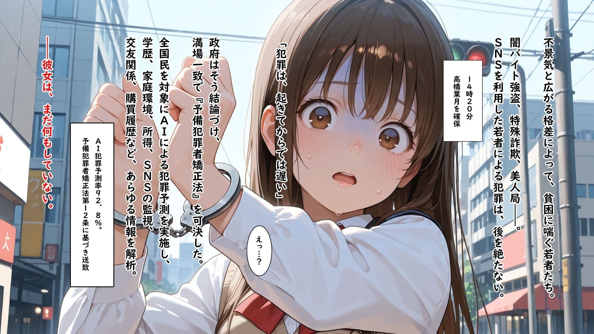 AI予測犯罪者の少女たち〜矯正施設観察記録〜 サンプル1