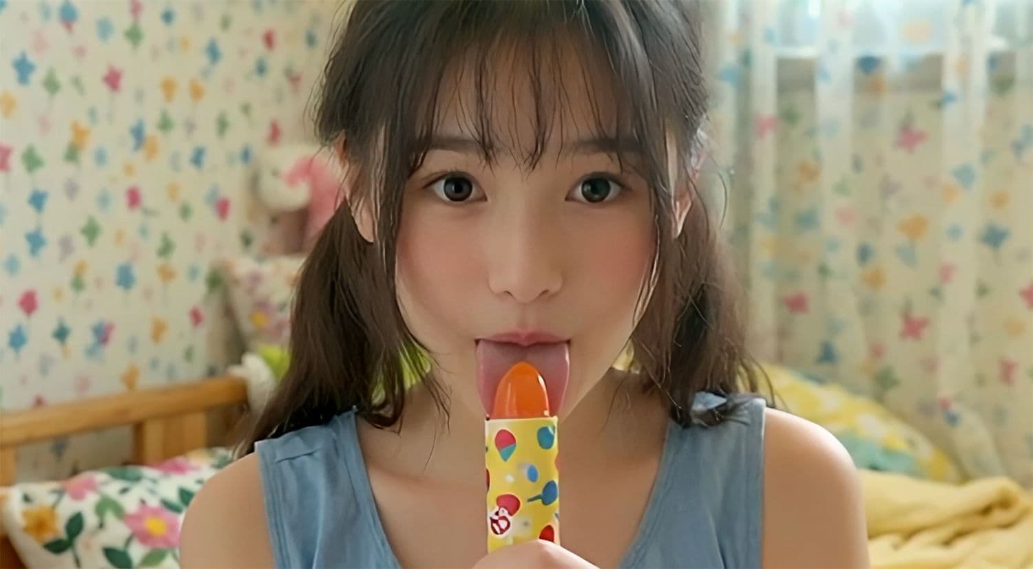 ひたすらキャンディを舐める動画集 No.01（AI生成アニメーション）（配信停止） サンプル6
