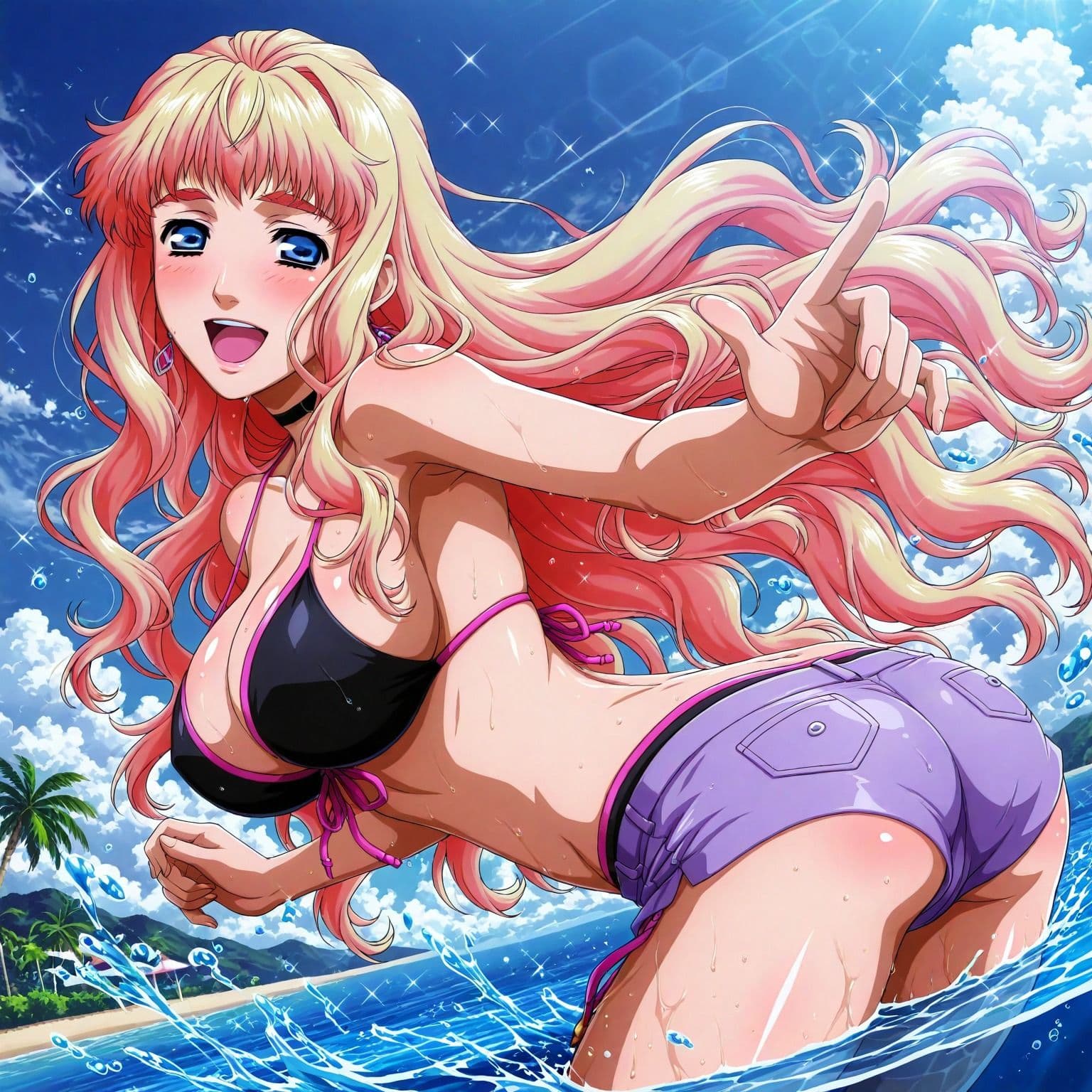 真夏の物語〜銀河の妖精シェリル・〇ーム、海でイチャラブ編〜 サンプル1