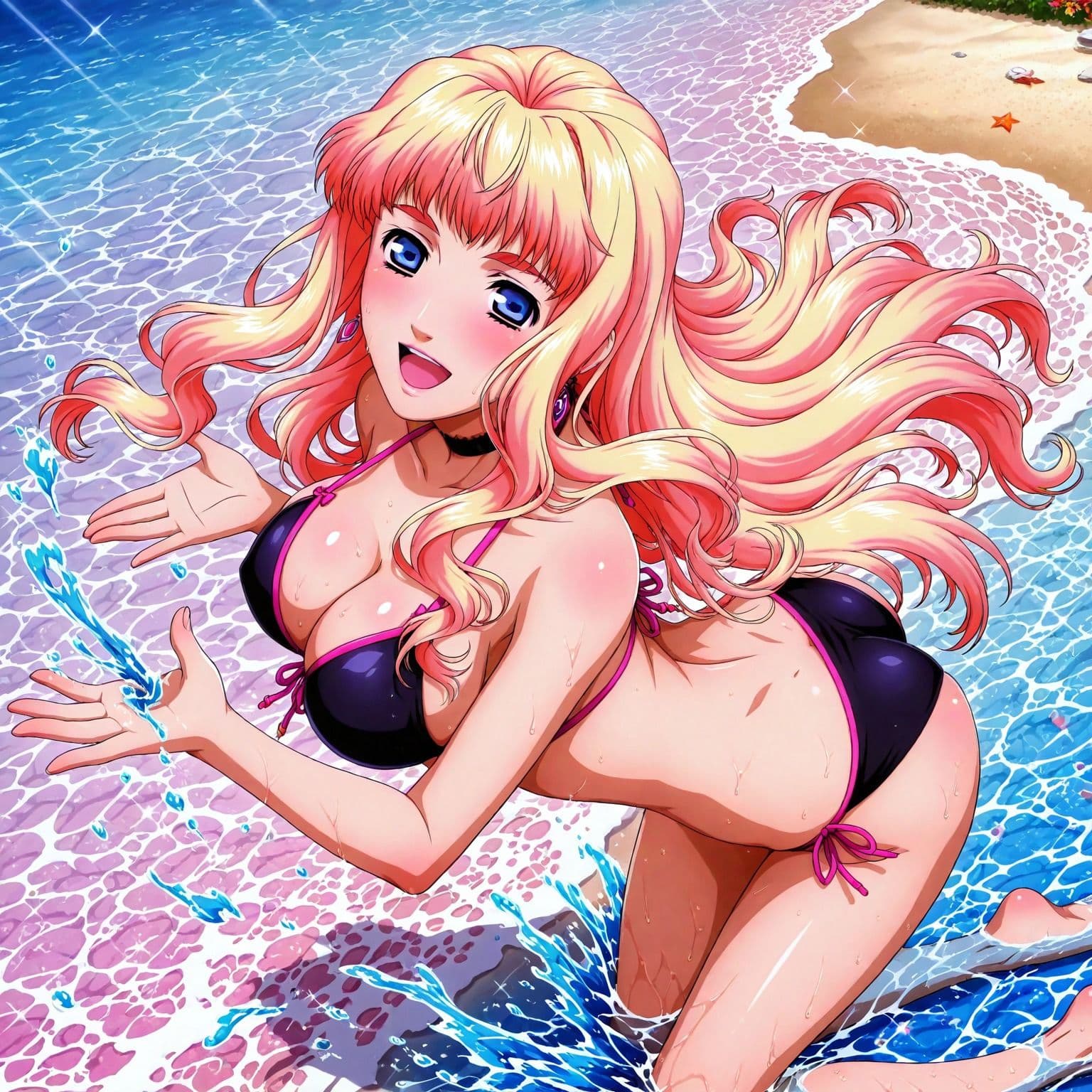 真夏の物語〜銀河の妖精シェリル・〇ーム、海でイチャラブ編〜 サンプル3