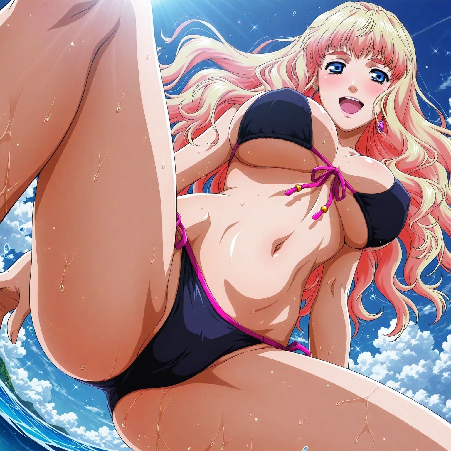 真夏の物語〜銀河の妖精シェリル・〇ーム、海でイチャラブ編〜 サンプル5