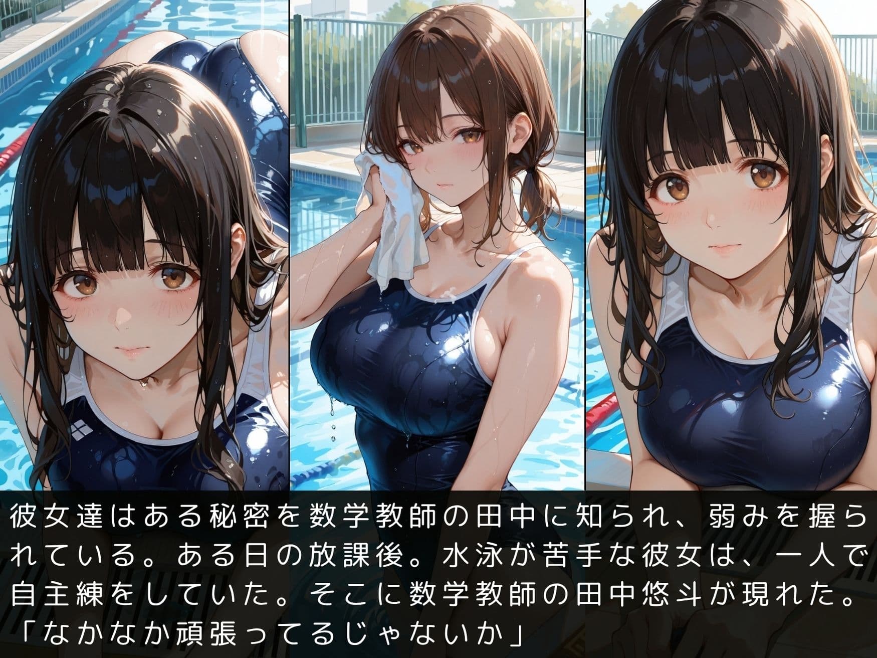 放課後の性指導〜禁断の記録〜プール編〜 サンプル4