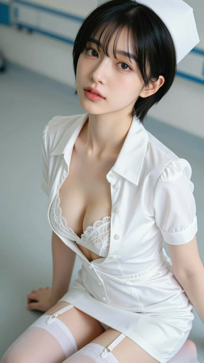 6K高画質保存版｜Elsefield Studio 0001 Nurse Collection｜ナース服コスプレ美女画像200枚セット サンプル1