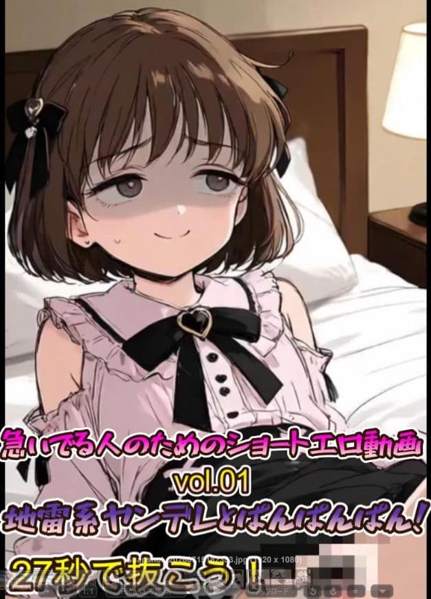 急いでる人のためのショートエロ動画 vol.01 地雷系ヤンデレとぱんぱんぱん！27秒で抜こう！！ サンプル1