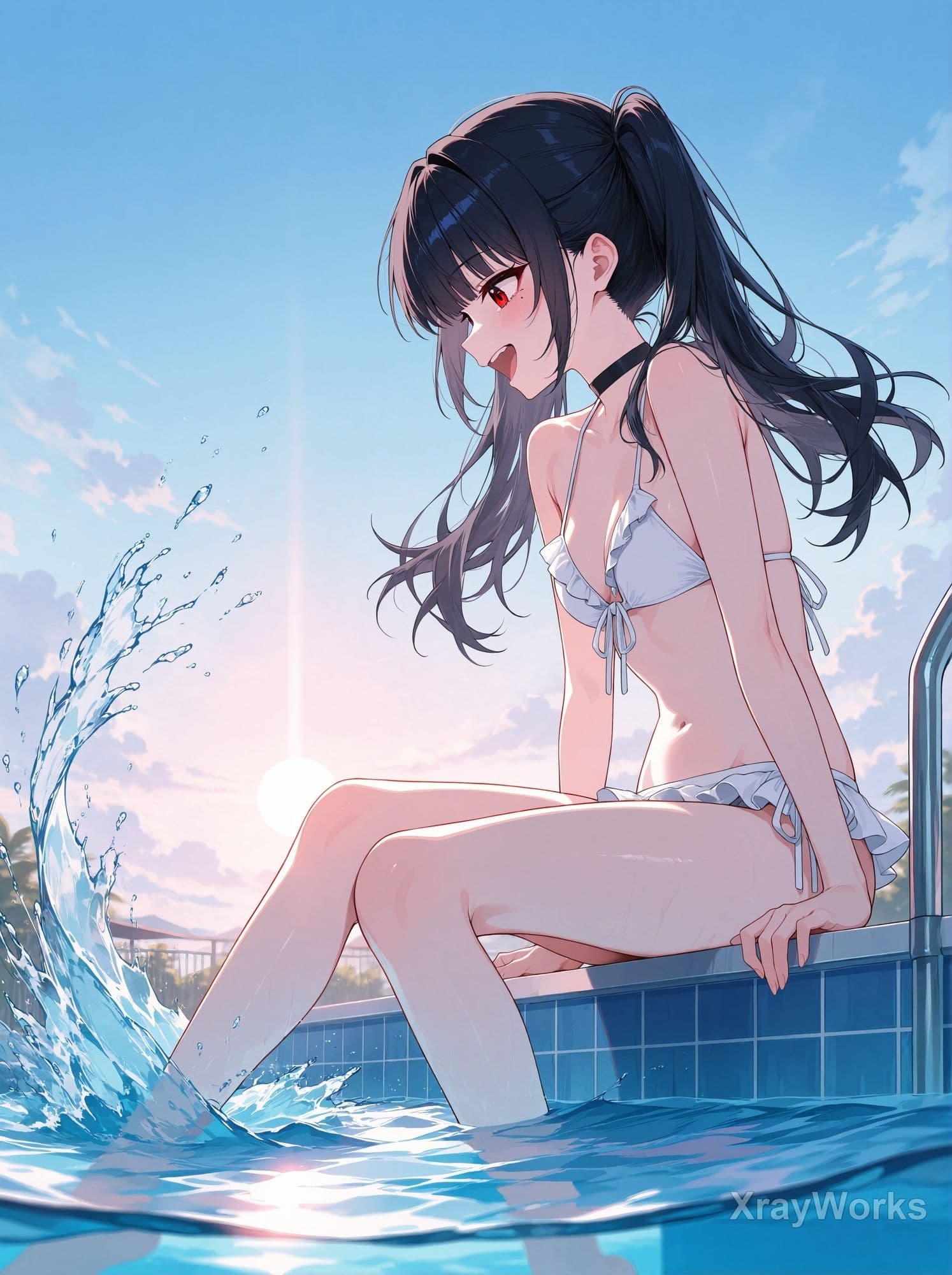 鳴海琴音の日常 〜黒髪ツインテ美少女のパンチラ・秘密の情事〜 CG196＋動画144 サンプル4