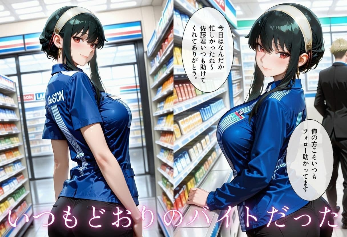 実録  コンビニで働く人妻をNTR  夫に内緒でバイト君のチンポで逝き狂う サンプル2