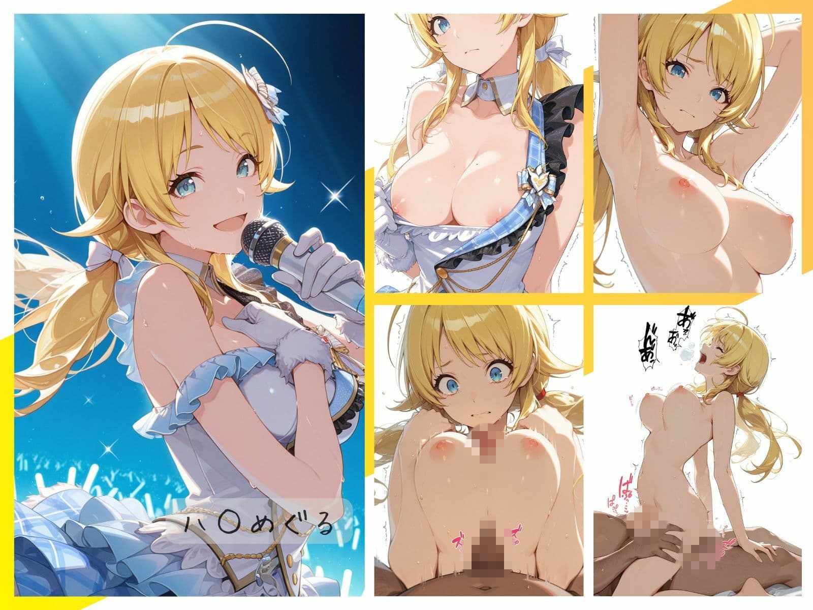 シャイニーアイドル全裸図鑑 n○ctchill＆イ○ミネ編 サンプル7