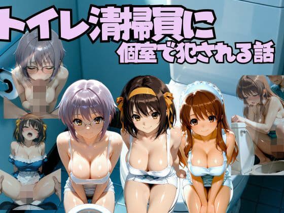 トイレ清掃員に個室で犯●れる話  涼◯ハルヒの憂鬱編