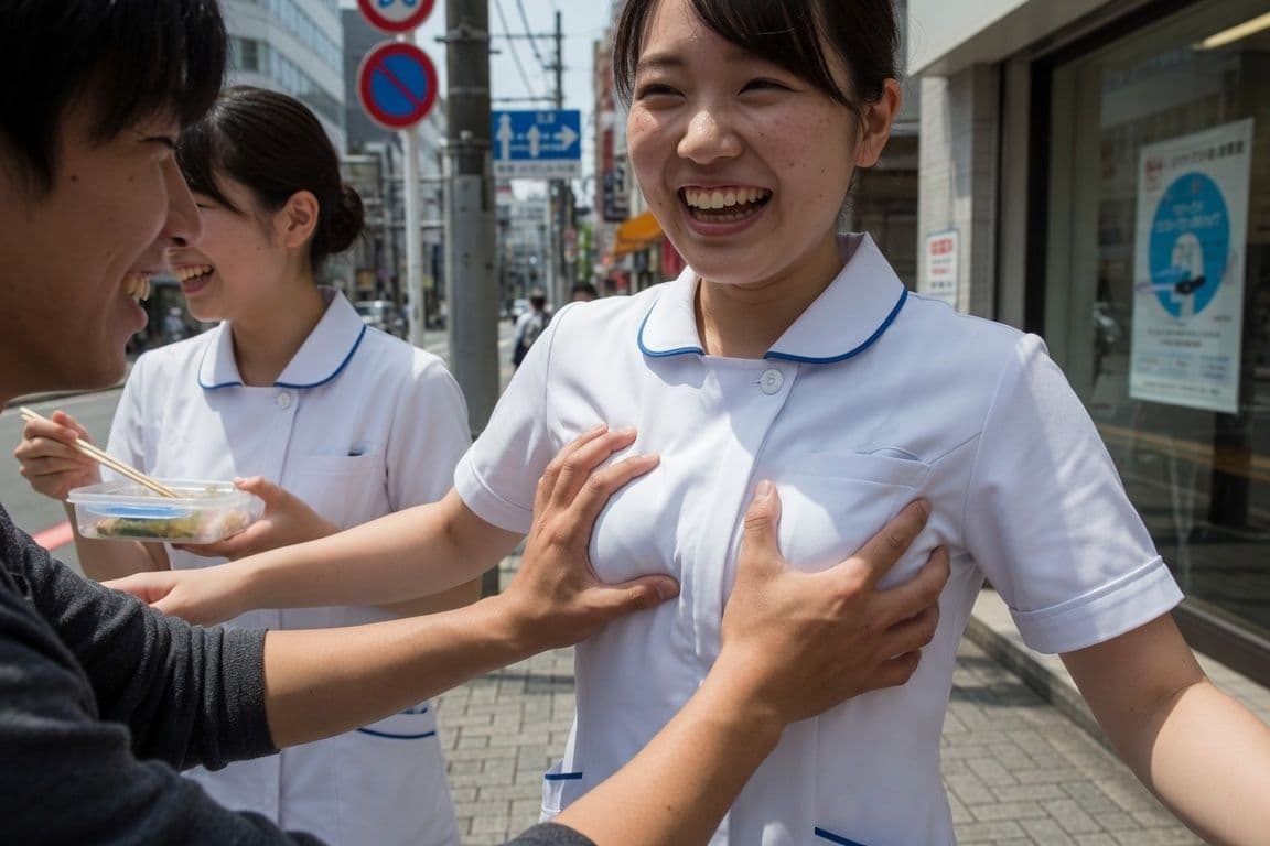 無差別おっぱい揉み揉み30連発。 サンプル1