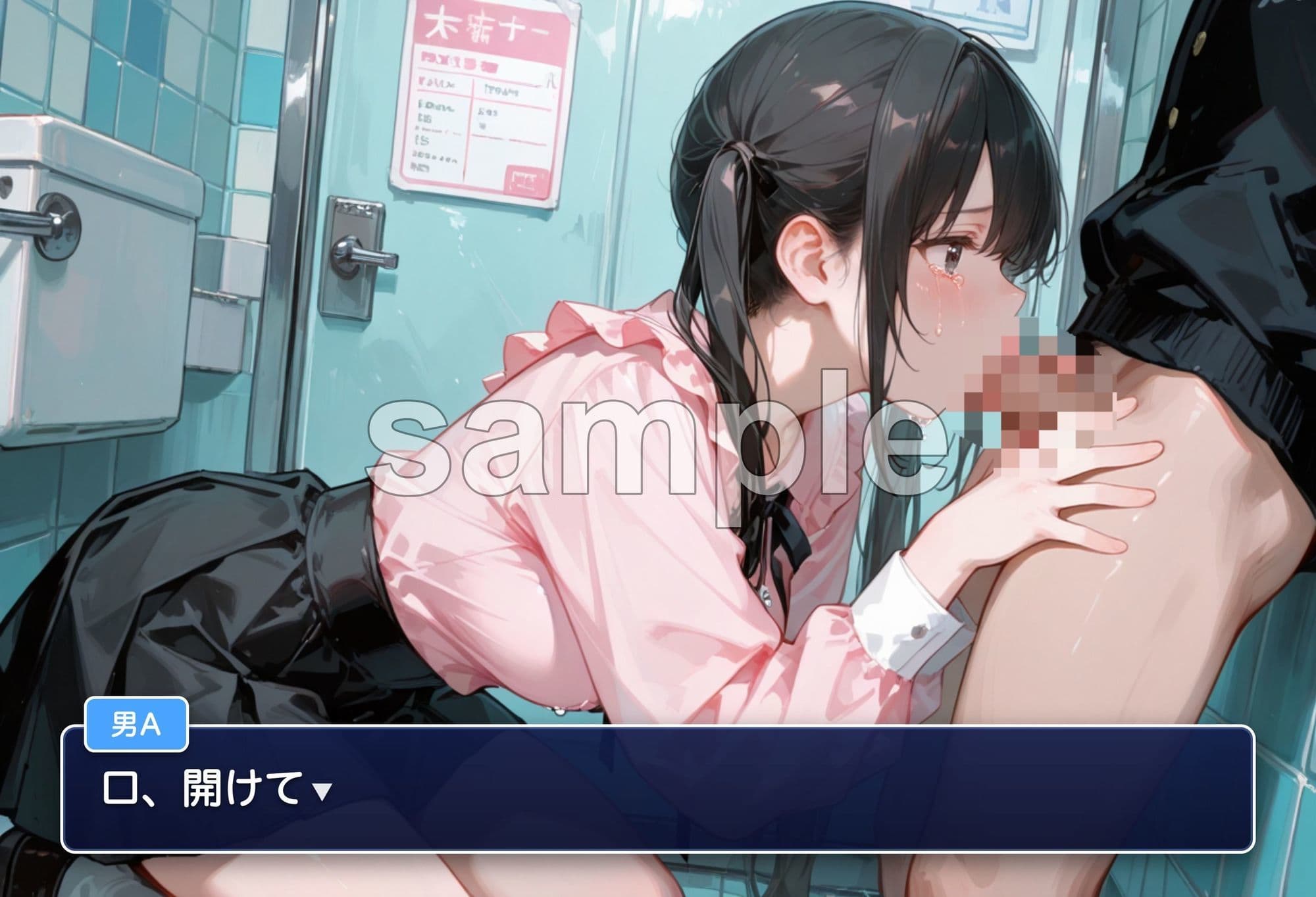 公園の男子トイレで見つかった私の末路 〜公衆トイレ×羞恥×生中出し〜 サンプル4