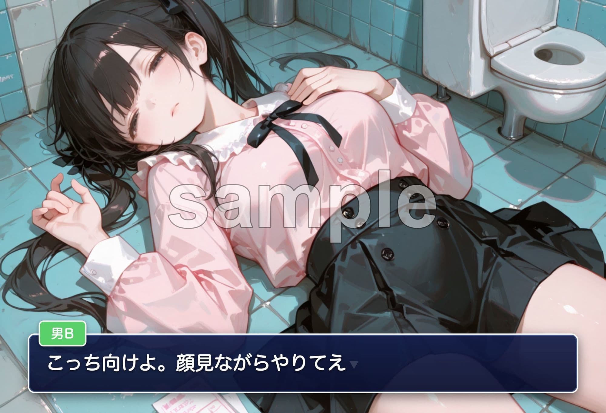公園の男子トイレで見つかった私の末路 〜公衆トイレ×羞恥×生中出し〜 サンプル7