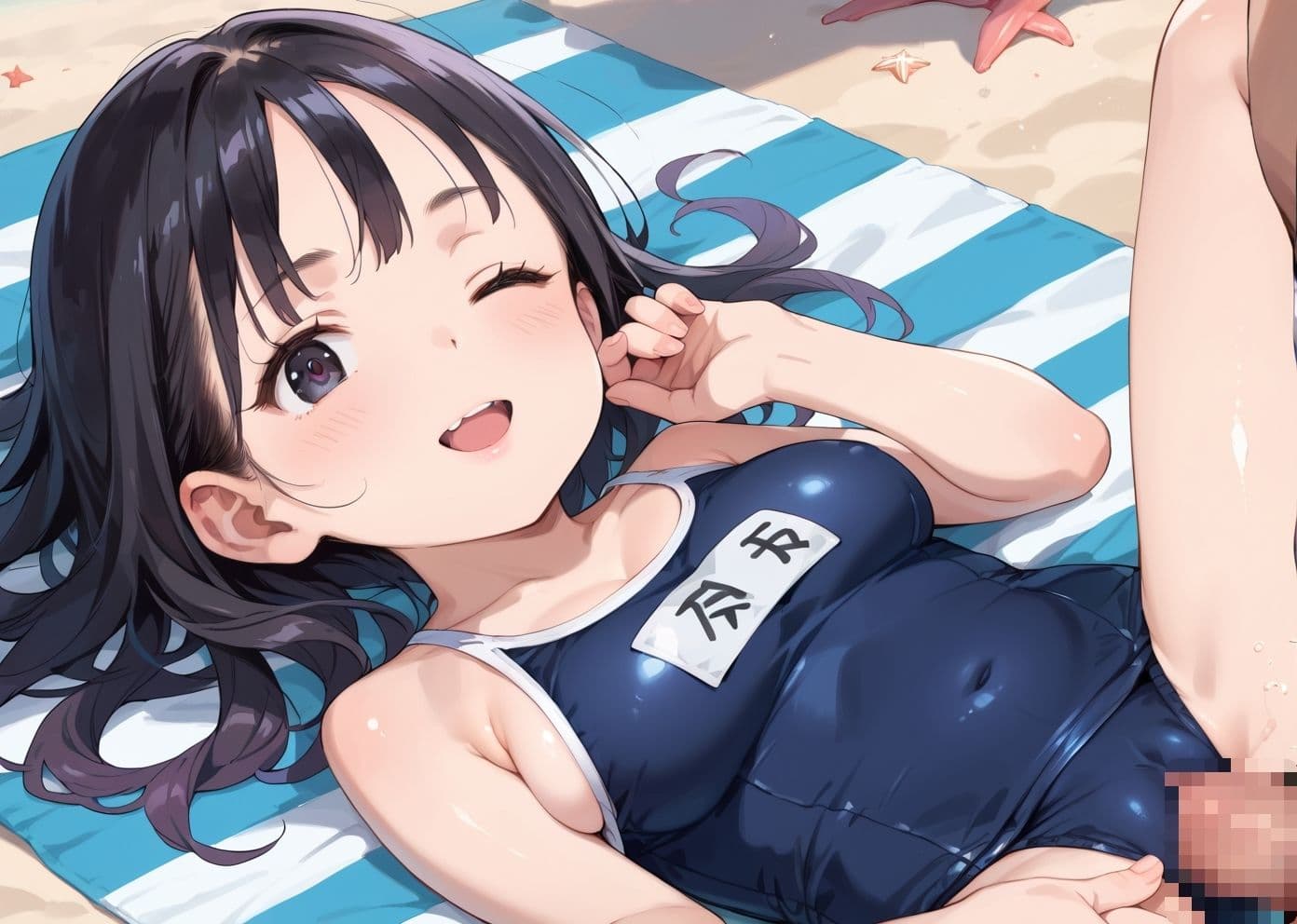 スク水えちえち委員長。CG画像集1 サンプル2