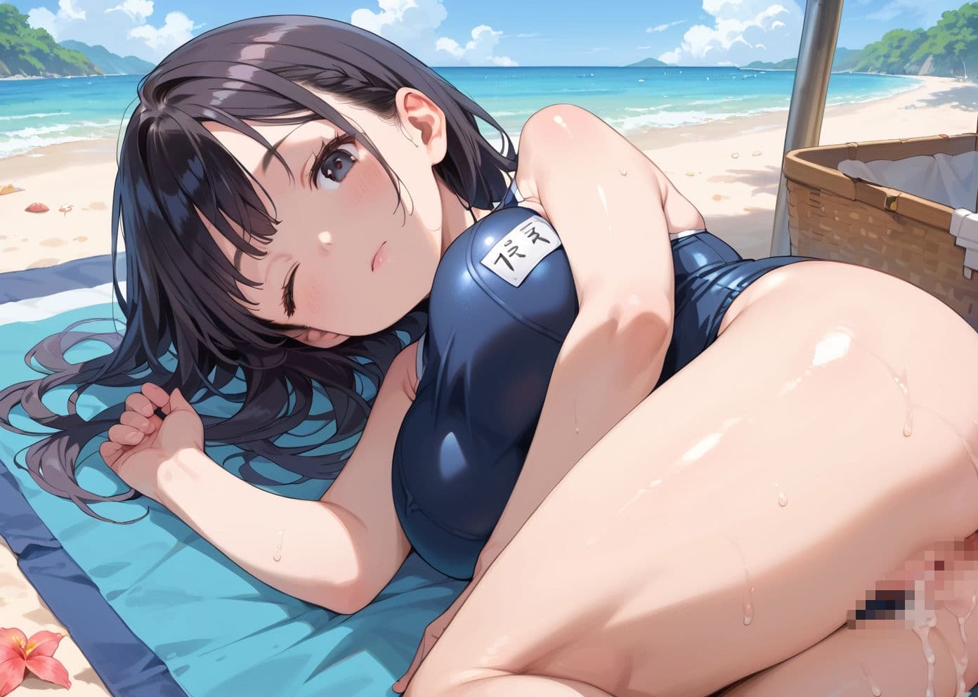 スク水えちえち委員長。CG画像集1 サンプル3